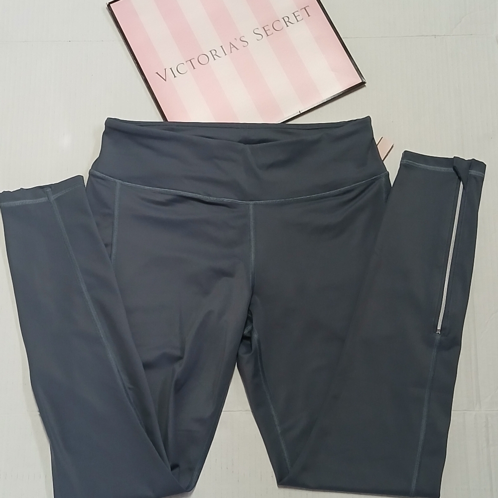 Victoria's Secret Sport Gray Tights Size Medium
